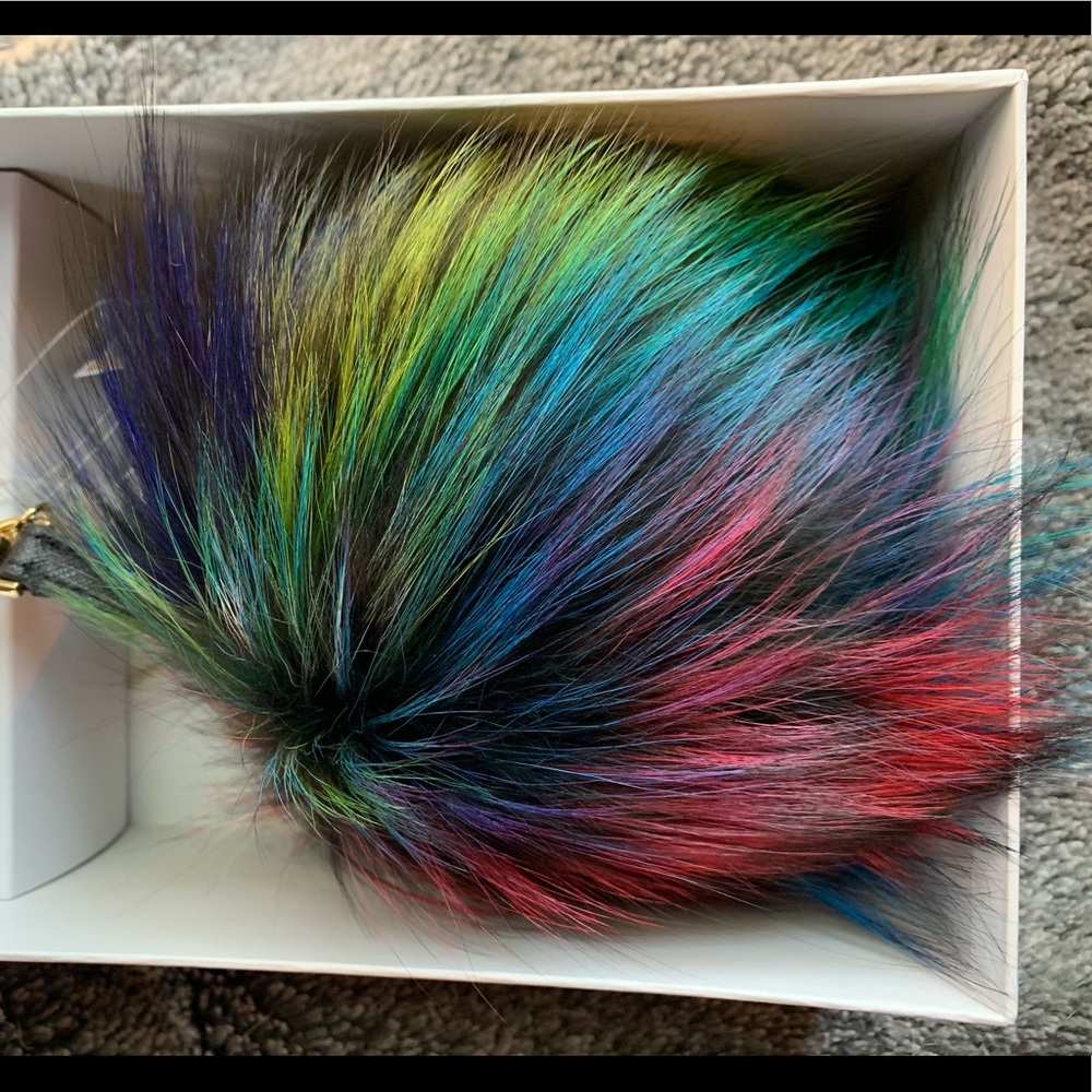 Michael Kors Faux Fur Keychain